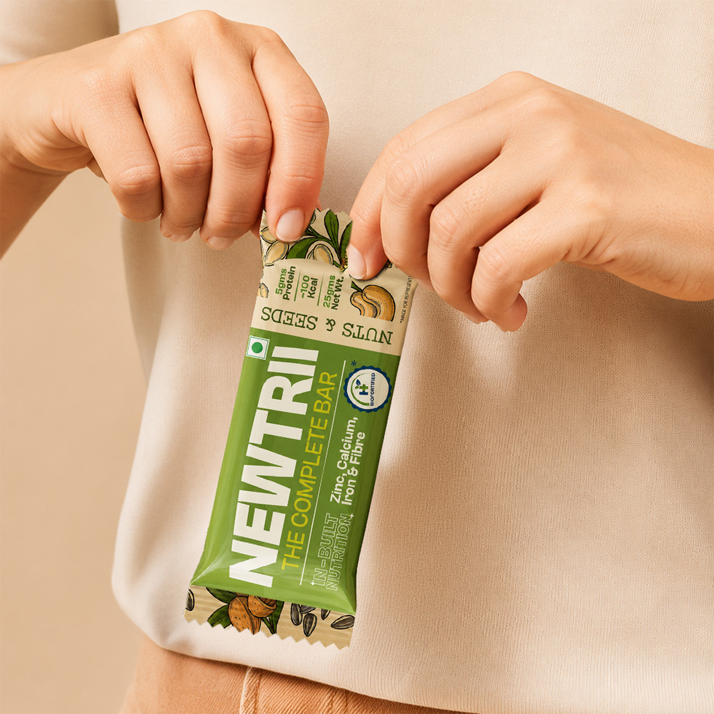 Newtrii Nuts & Seeds Bar - Pack of 12