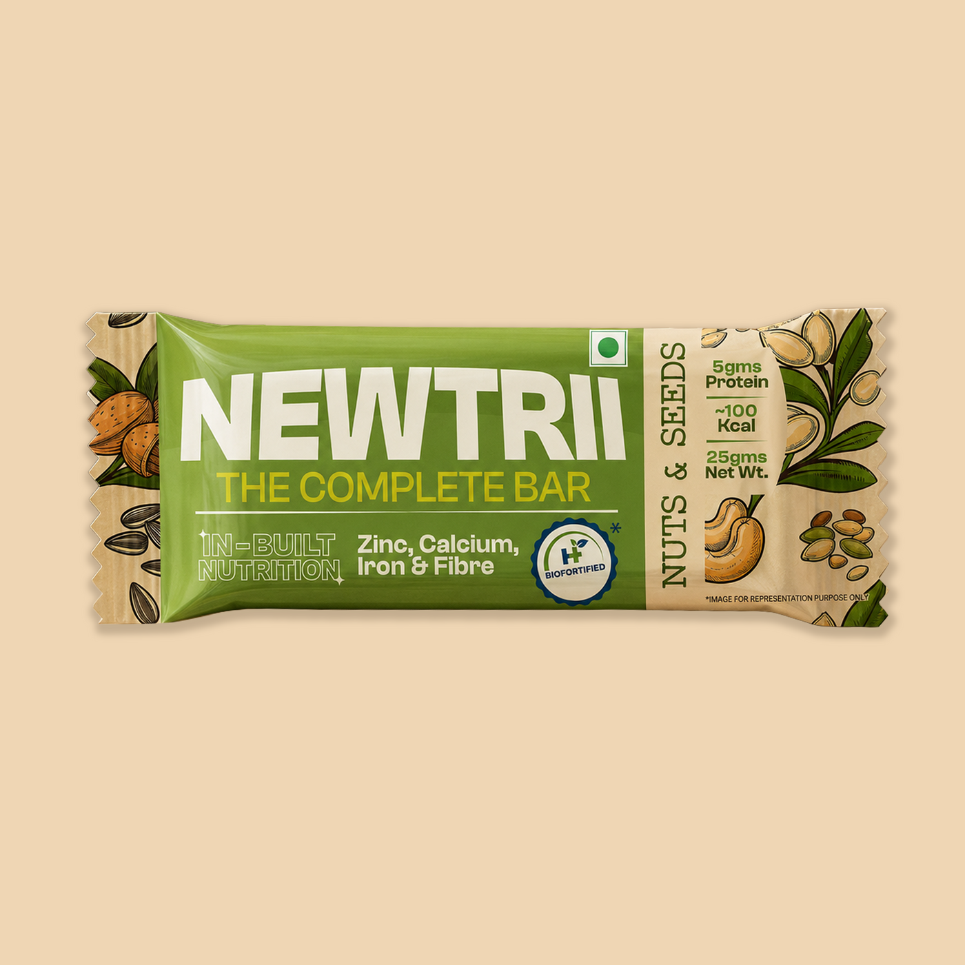 Newtrii Nuts & Seeds Bar - Pack of 12